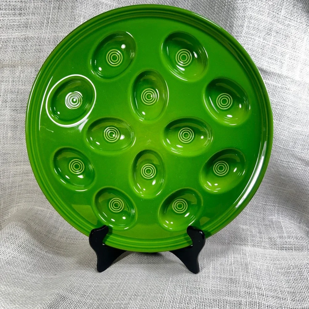 Fiesta Lemongrass Deviled Egg Platter 11.25